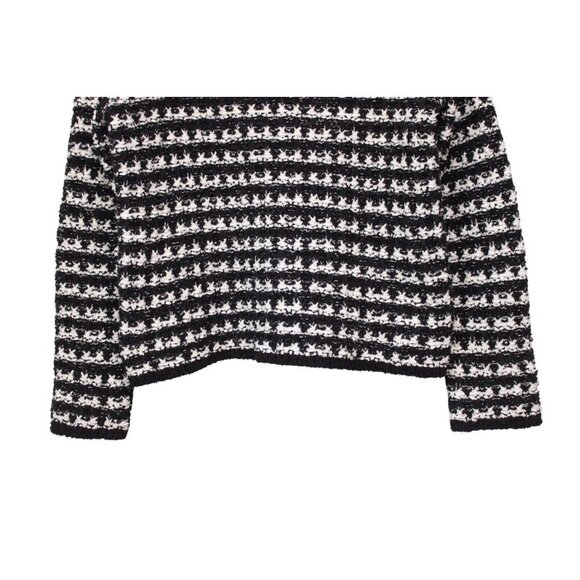 NWT Ann Taylor Chunky Knit Sweater Small Cotton Minimalist Relaxed Mock Neck - Picture 3 of 16